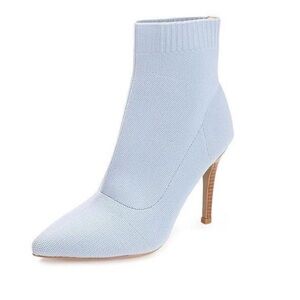 Stiletto Booties in Baby Blue from Journee Collection